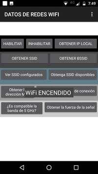 DATOS DE REDES WIFI screenshot 1