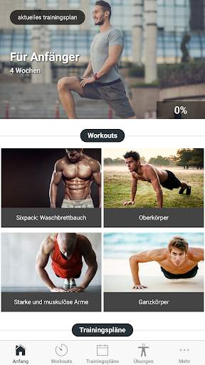 Workout Zuhause für Männer screenshot 1