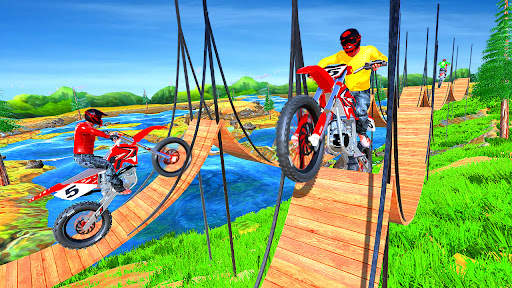 Moto Bike Stunt Racing Simulator screenshot 1