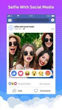 Selfie with Social Media Frame - Selfie Booth screenshot 1