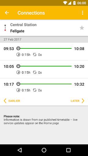 Tyne and Wear Metro App screenshot 3