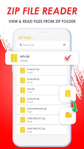 Zip Unzip & Rar File Extractor screenshot 1