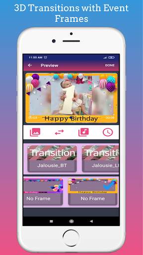 Photos Video Maker with Music screenshot 1