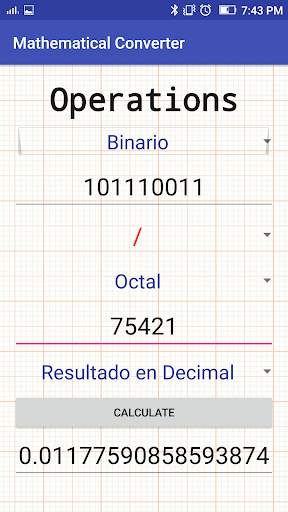 Convertidor Matematico screenshot 7