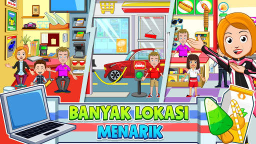 My Town : Car wash fix & drive screenshot 2