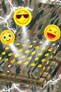 الجيش موضوع لوحة المفاتيح screenshot 5