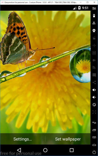 Ladybug 3D Live Wallpaper 6 تصوير الشاشة