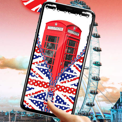 UK Flag Zipper Lock Screen screenshot 6