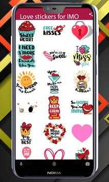Love Stickers for IMO screenshot 7