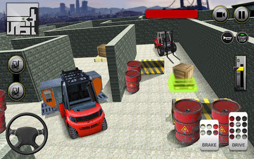 Forklift Adventure Maze Run 2019: 3D Maze Games screenshot 6