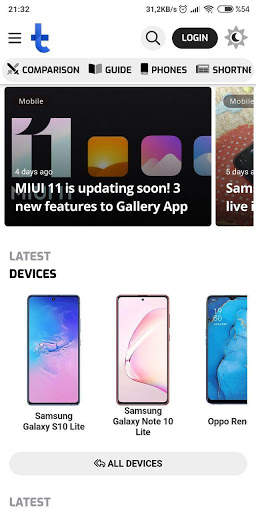 Tech in Deep - Tech News & Phone Comparison screenshot 1