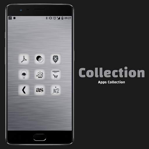 Squaro Icon Pack - Black & White screenshot 2