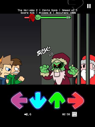 FNF Christmas Holiday mod screenshot 2