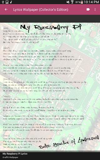 My Raspberry Pi Song: Collector's Edition w/Lyrics screenshot 12