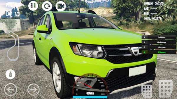 Car Racing Dacia Game screenshot 2