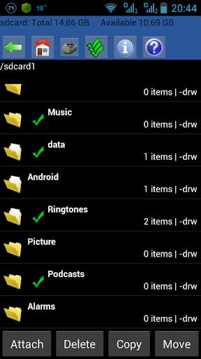 File manager for Android screenshot 2