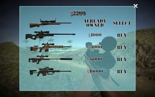 Sniper Commando Island Assault screenshot 5