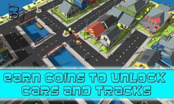 🏁 Blocky Racer-Cars Road Maze скриншот 1