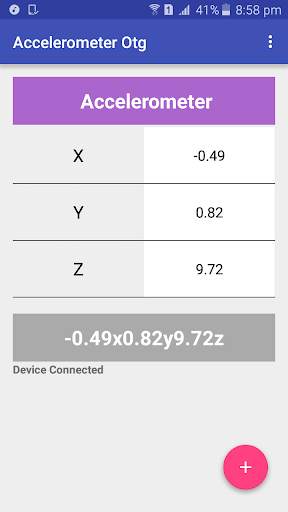 Arduino Accelerometer OTG USB screenshot 4