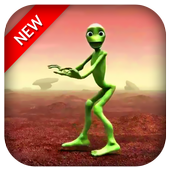 Green Alien Dance أيقونة