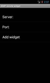 AIMP remote widget screenshot 5