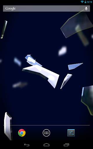 Shattered Glass 3D Live Wallpaper screenshot 4