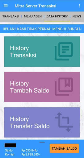 Mitra Server Transaksi screenshot 1