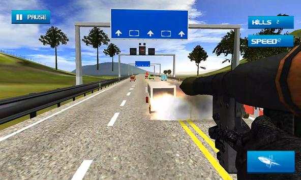 Death Racing Shooter Car Chase screenshot 5