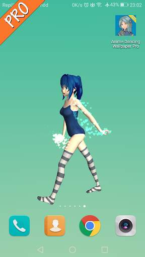 Anime Dancing Live Wallpaper Lite screenshot 5