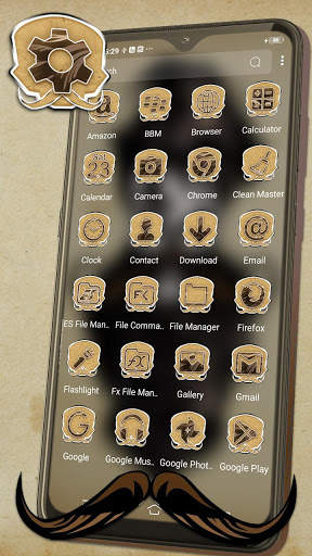 Bearded Skull Launcher Theme screenshot 2