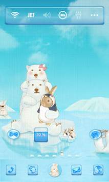 NorthPole dodol launcher theme screenshot 2