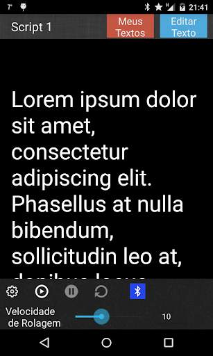 Teleprompter Pro Lite screenshot 1