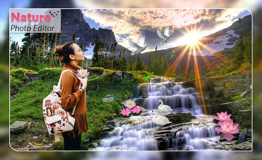 Nature photo Frame Editor 4 تصوير الشاشة