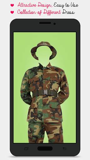 Army Suit Photo Montage скриншот 2