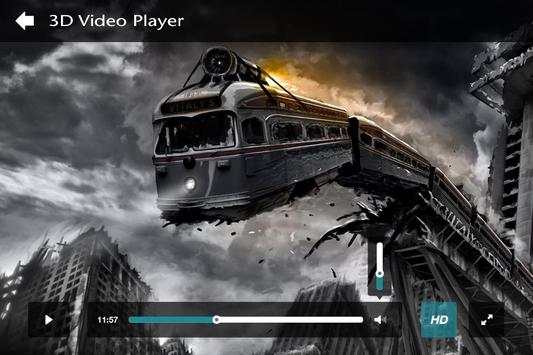 3D HD Video Player screenshot 1