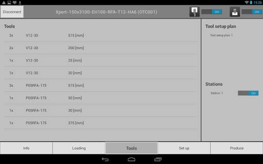 Bystronic Tablet Control screenshot 2