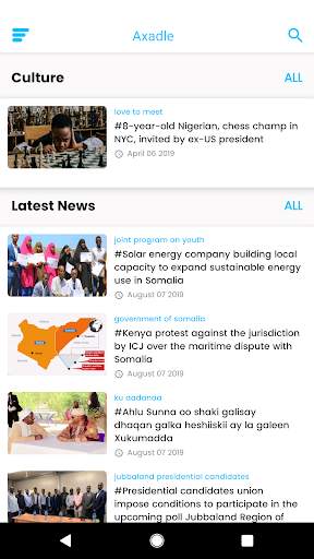 Axadle Get Latest News From Horn of Africa screenshot 2