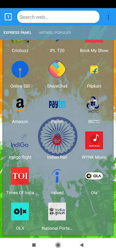 Indian Browser screenshot 2