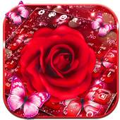Red Rose Butterfly Theme 10001004