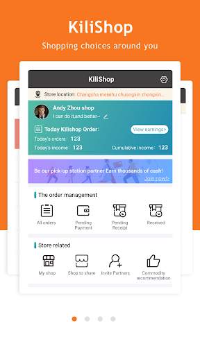 KiliShop - Be A Shopping Center Of Your Community screenshot 1