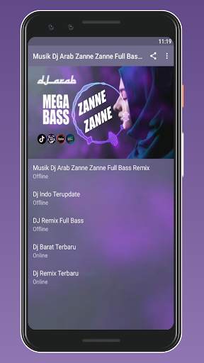 Musik Dj Arab Zanne Zanne Full Bass Remix screenshot 2