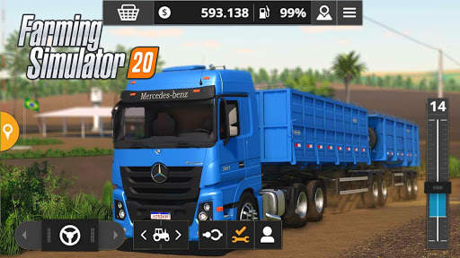 Jogo de Fazenda Farming Simulator 2020 Android screenshot 2