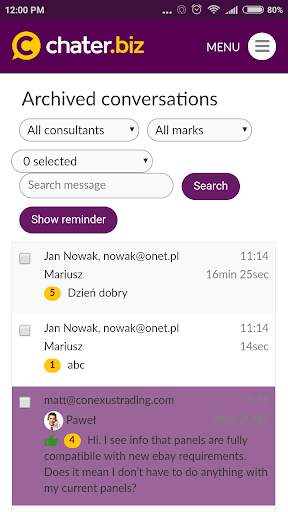 Live chat for website - Chater.biz screenshot 4