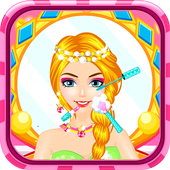 Princess makeover salon icon