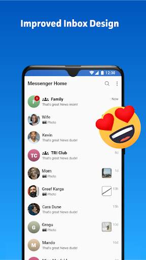 Messenger Home - SMS Launcher screenshot 7