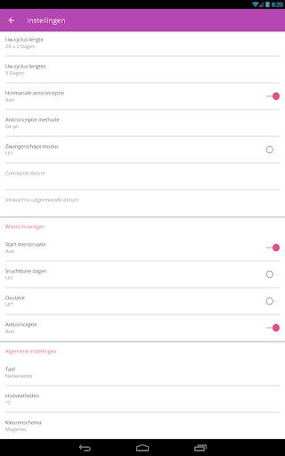 Ovu gratis cyclus volgsysteem screenshot 19