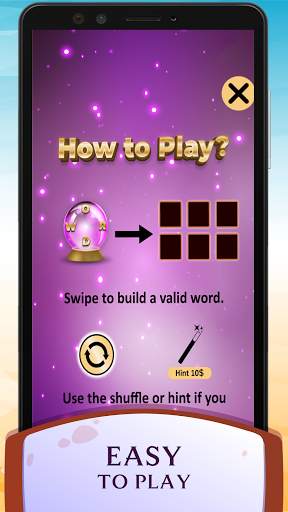 Word Wizard Puzzle - Connect Letters 2 تصوير الشاشة
