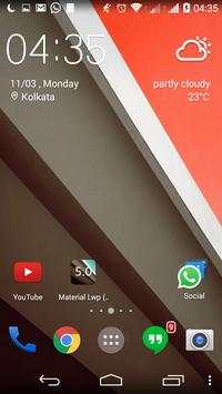 Material Lwp (Android 5.0) screenshot 3