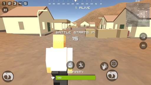 Craft Battle Royale FPS Free shooting games screenshot 1
