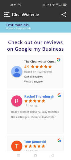 Clean Water screenshot 3